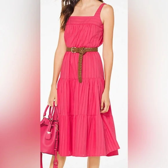 Ladies Dresses Michael Kors Eyelet Smocked Dress Michael Kors